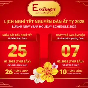 lịch nghỉ tết 2025 của esslinger